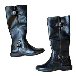 B.O.C. Austin Black Boots Size 8 NEW